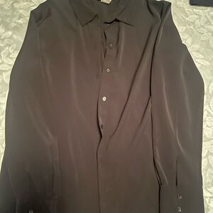 H&M Black Button Down Shirt